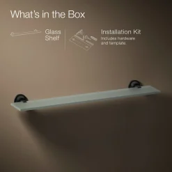 Glass shelf