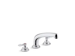 1.5 gpm kitchen sink faucet with 8-3/16" swing spout, aerated flow and lever handles