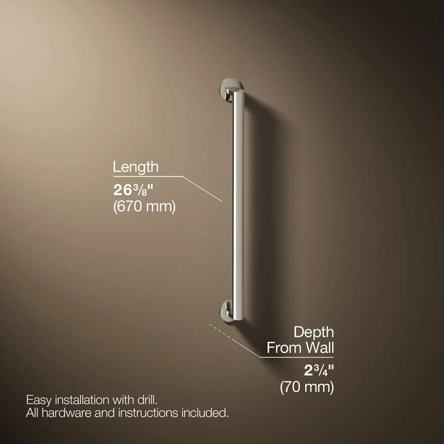 24" grab bar