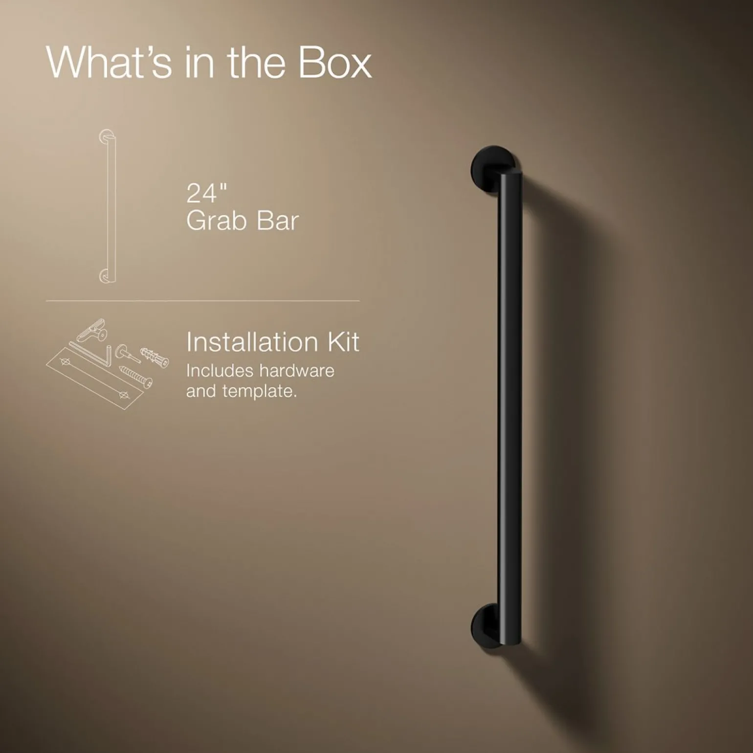 24" grab bar