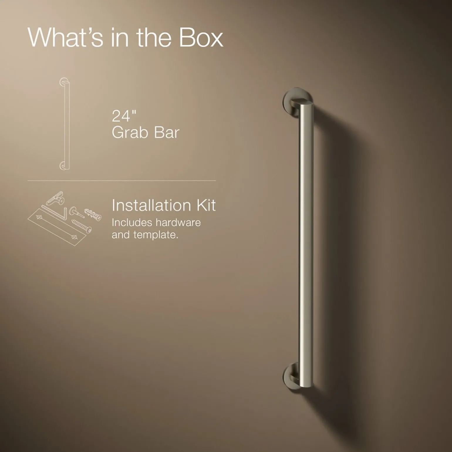 24" grab bar