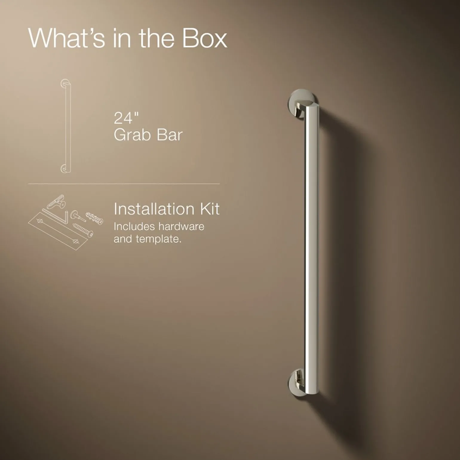 24" grab bar