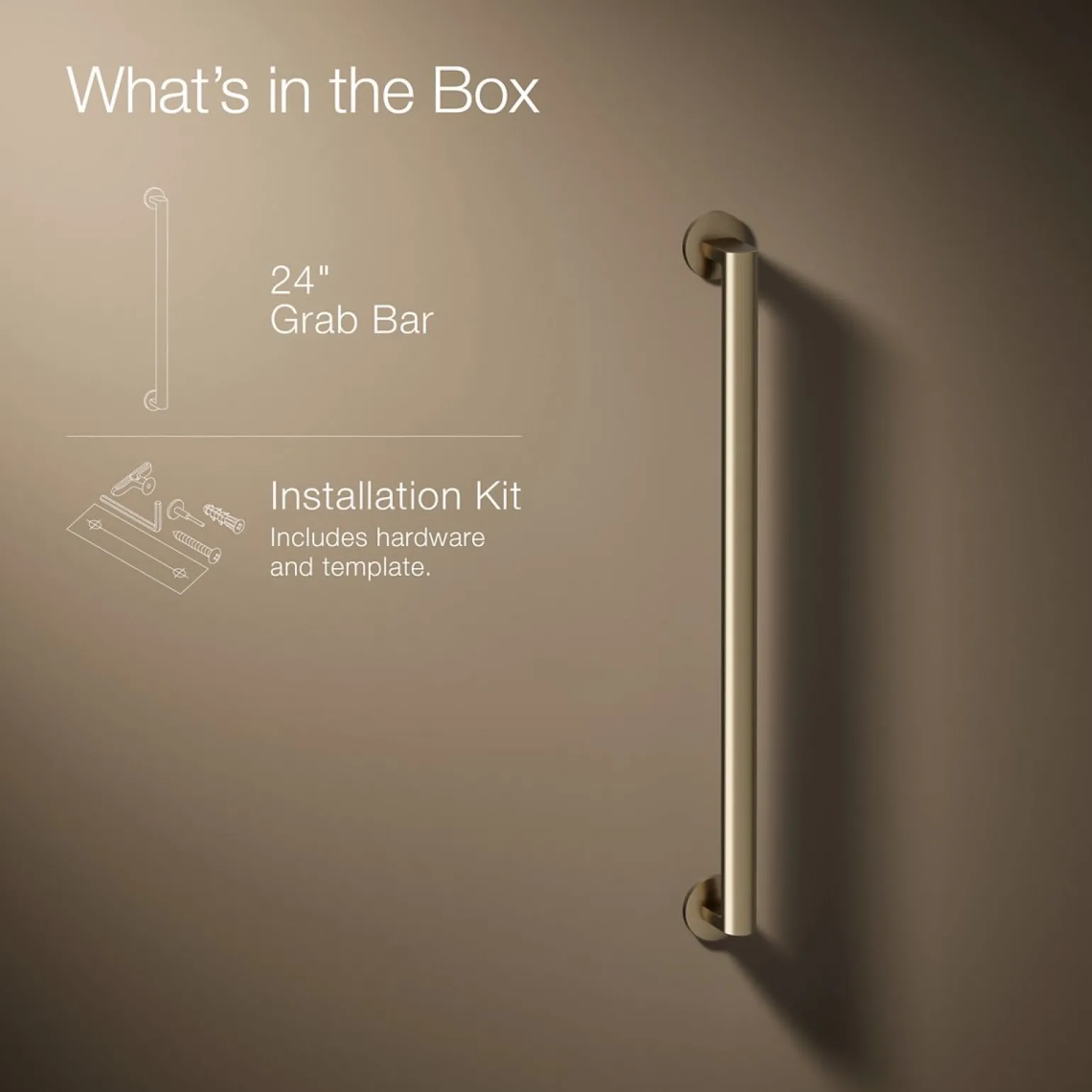 24" grab bar