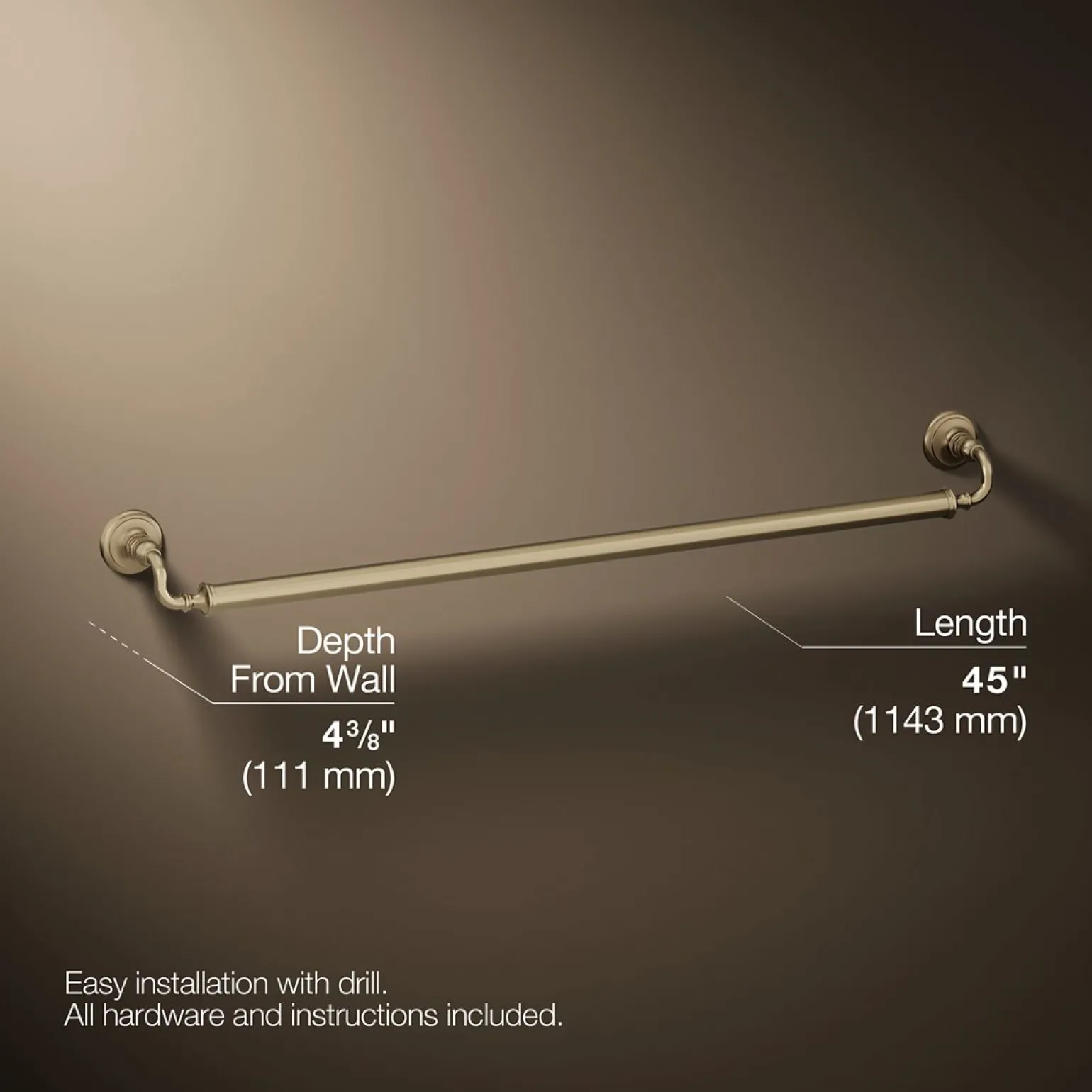 42" grab bar