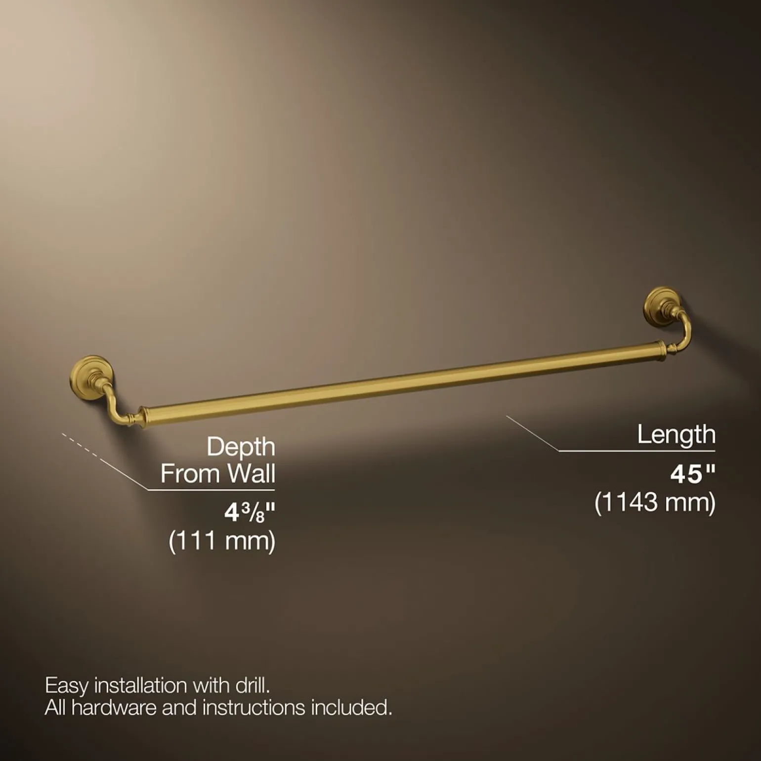 42" grab bar