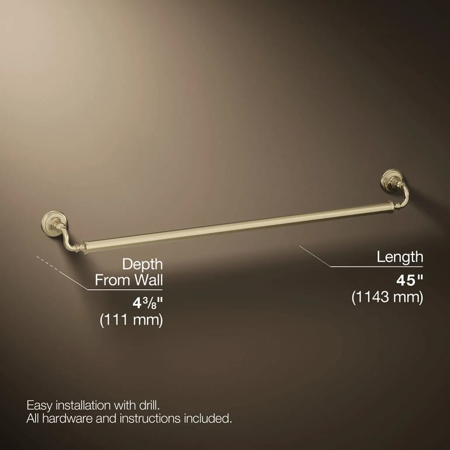 42" grab bar