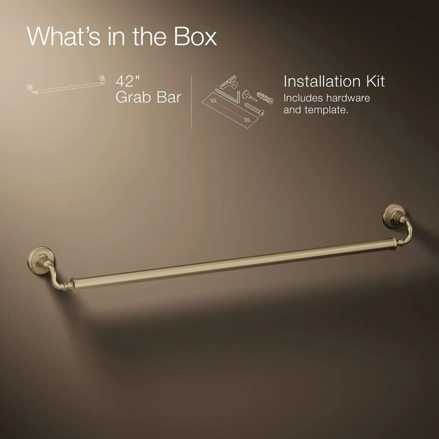 42" grab bar