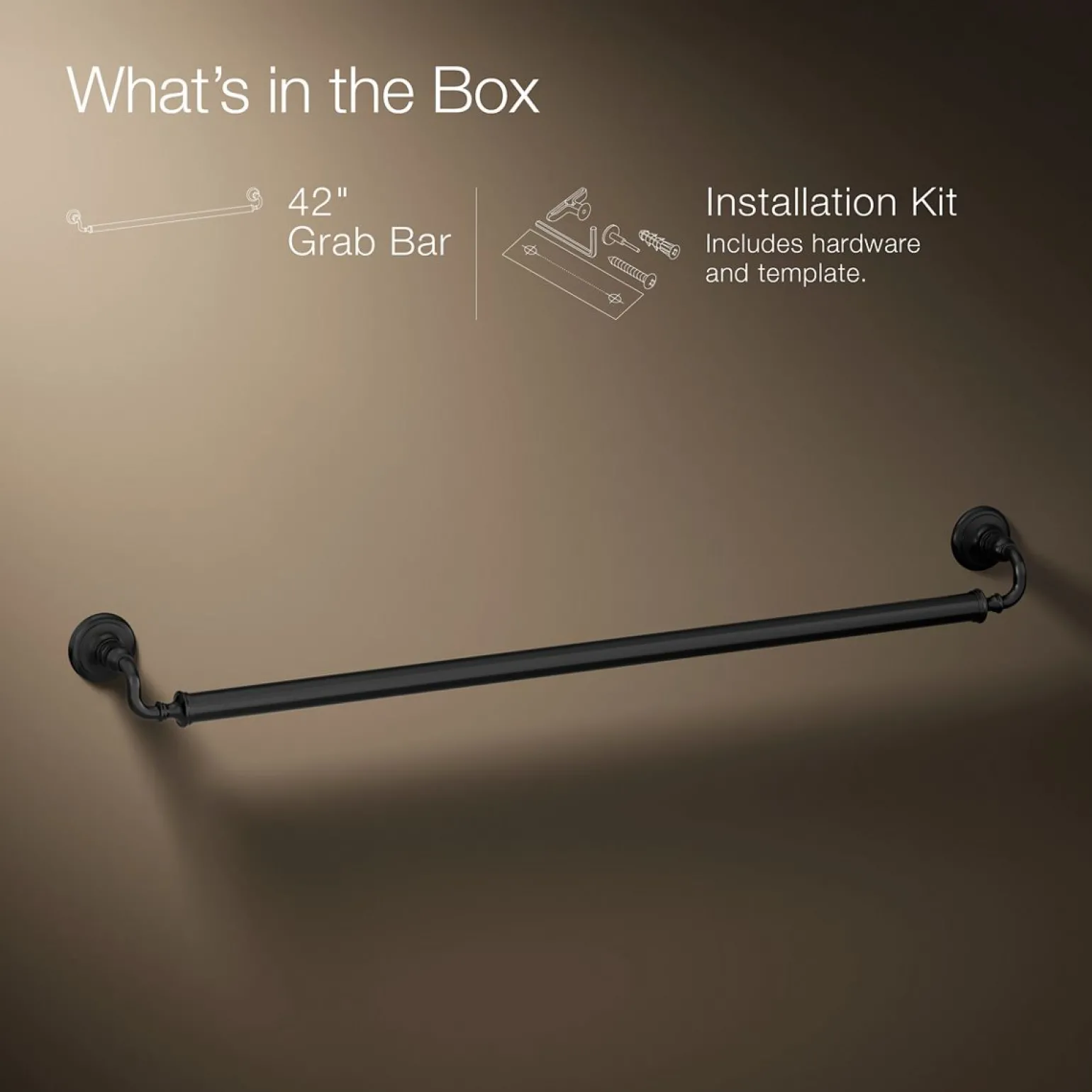 42" grab bar