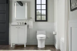 Heated Quiet-Close™ elongated toilet seat