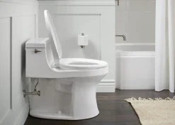 Heated Quiet-Close™ elongated toilet seat