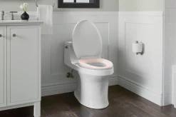 Heated Quiet-Close™ elongated toilet seat