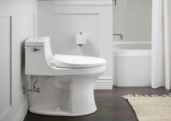 Heated Quiet-Close™ elongated toilet seat