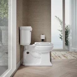 Heated ReadyLatch® Quiet-Close™ round-front toilet seat
