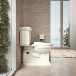 Heated round-front toilet seat