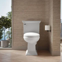 Heated round-front toilet seat