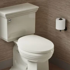 Heated round-front toilet seat