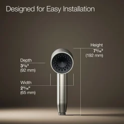 Iconic single-function handshower, 1.75 gpm