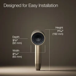 Iconic single-function handshower, 1.75 gpm