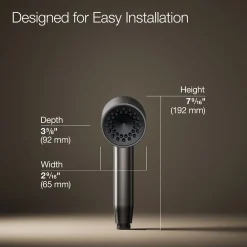 Iconic single-function handshower, 2.5 gpm