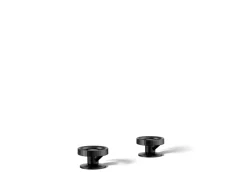 Industrial bathroom sink faucet handles
