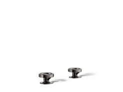 Industrial bathroom sink faucet handles