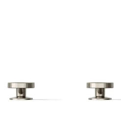 Industrial bathroom sink faucet handles