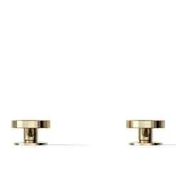 Industrial bathroom sink faucet handles