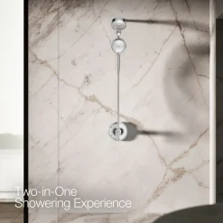 2-in-1 multifunction 1.75 gpm shower combo kit