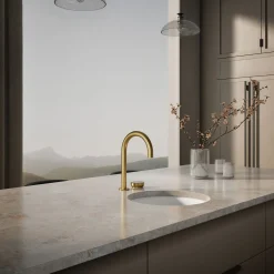4-in-1 short arc beverage faucet