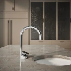 4-in-1 short arc beverage faucet