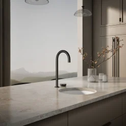 4-in-1 tall arc beverage faucet
