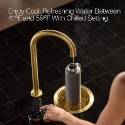4-in-1 tall arc beverage faucet