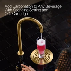 4-in-1 tall arc beverage faucet