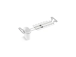 Kitchen sink utility rack