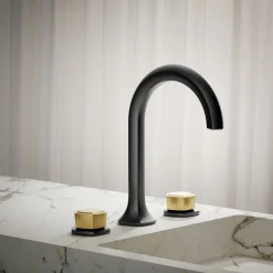 Knob bathroom sink faucet handles