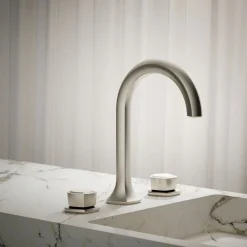 Knob bathroom sink faucet handles