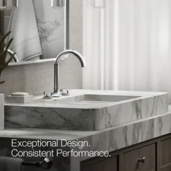 Knob bathroom sink faucet handles
