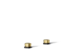 Knob bathroom sink faucet handles