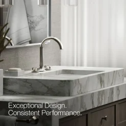 Knob bathroom sink faucet handles