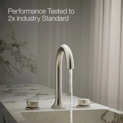 Knob bathroom sink faucet handles