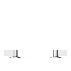Lever bathroom sink faucet handles