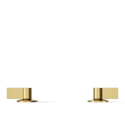 Lever bathroom sink faucet handles