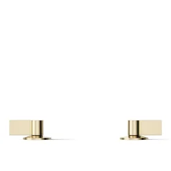 Lever bathroom sink faucet handles