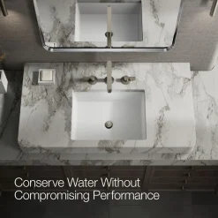 Lever bathroom sink faucet handles