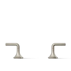 Lever bathroom sink faucet handles