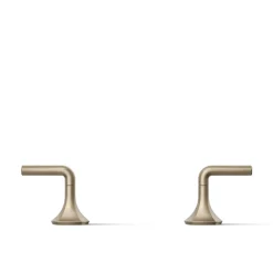 Lever bathroom sink faucet handles