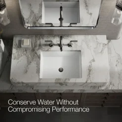 Lever bathroom sink faucet handles