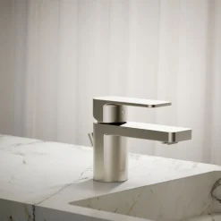 Low single-handle bathroom sink faucet, 1.0 gpm