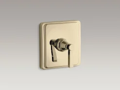 MasterShower® temperature control valve trim with Lever handle