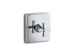 MasterShower® temperature control valve trim with Lever handle